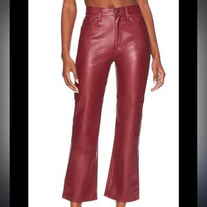 PISTOLA LENNON HIGH RISE CROP BOOT - CARMINE